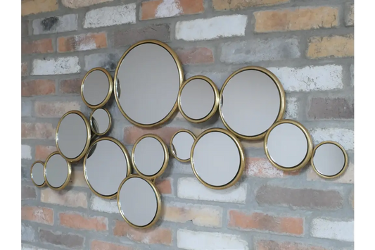 Rajan Circles Wall Mirror Art - ScentiMelti Home Fragrance, Beauty & Gifts UK