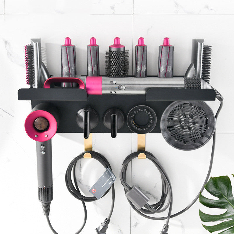 Curling Rod Dyson Wall Storage Rack | Hair Dryer Holder