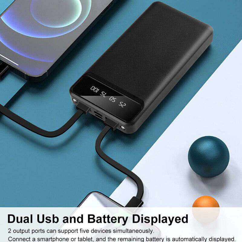 6000mah Mobile Power Bank Mobile Phone Backup Battery Convenient Charging UK - ScentiMelti Home Fragrance, Beauty & Gifts UK