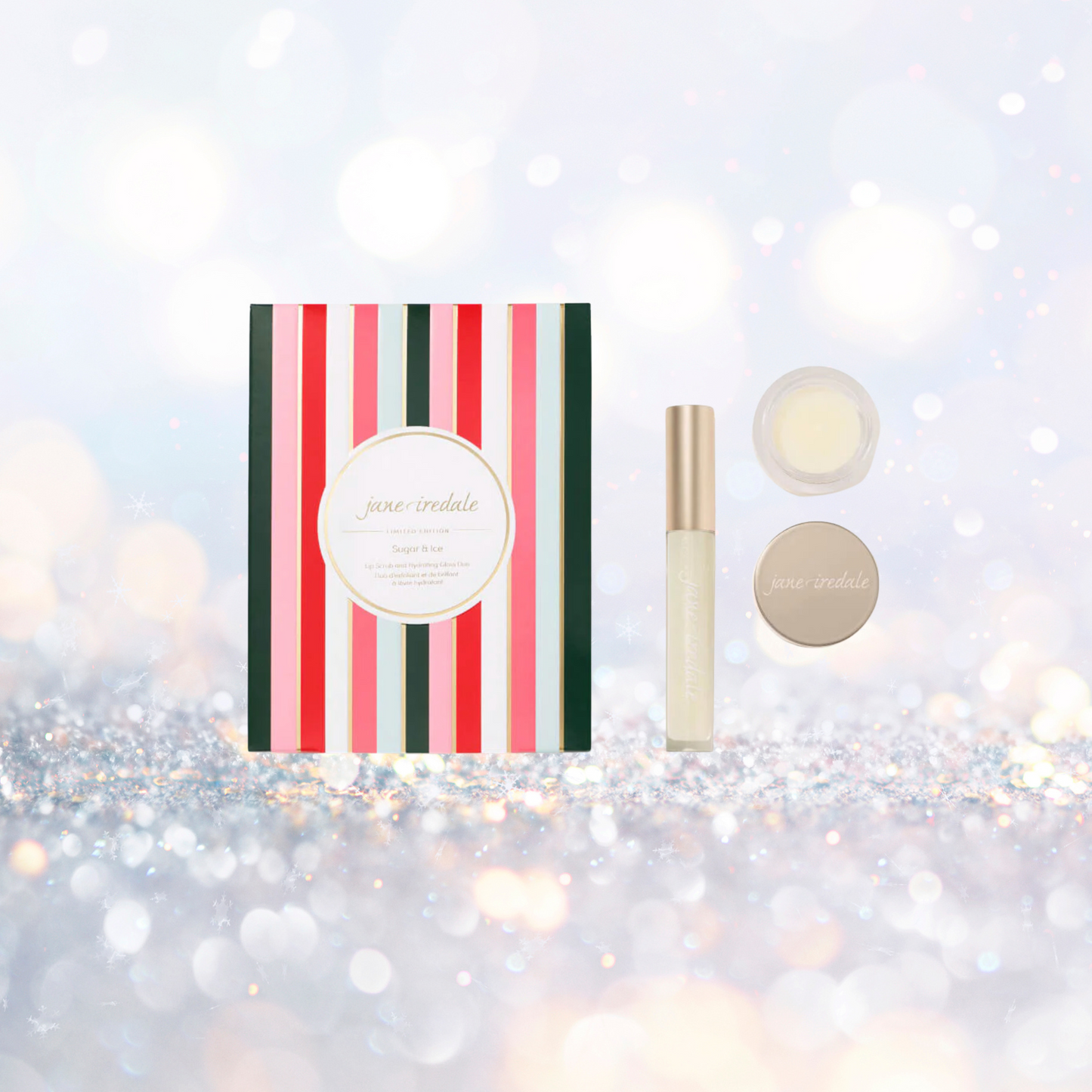 Jane Iredale - Everything Nice - Sugar & Ice Lip Scrub and Hydrating Gloss Duo