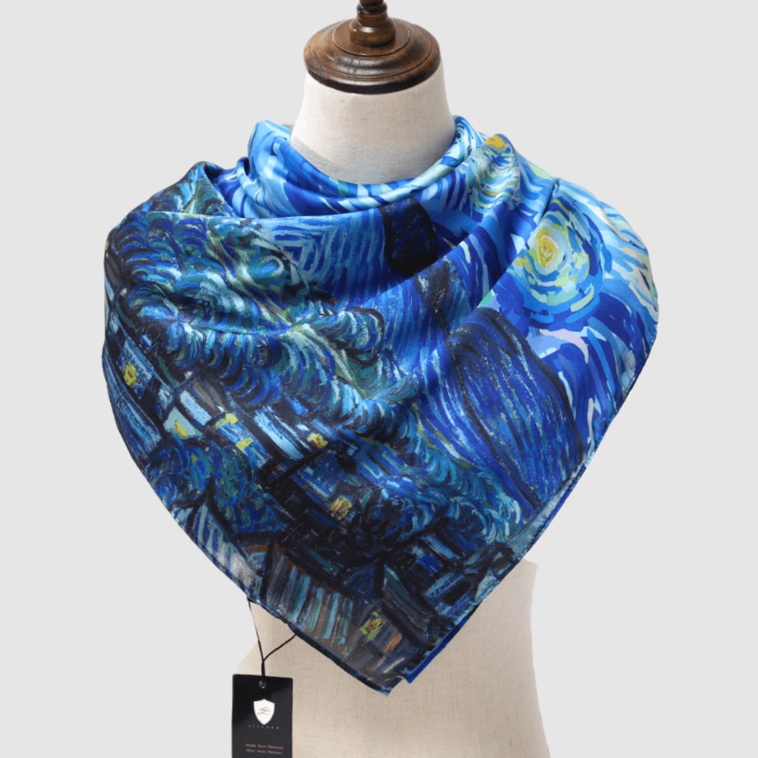 Starry Night Blue Scarf - ScentiMelti Home Fragrance, Beauty & Gifts UK