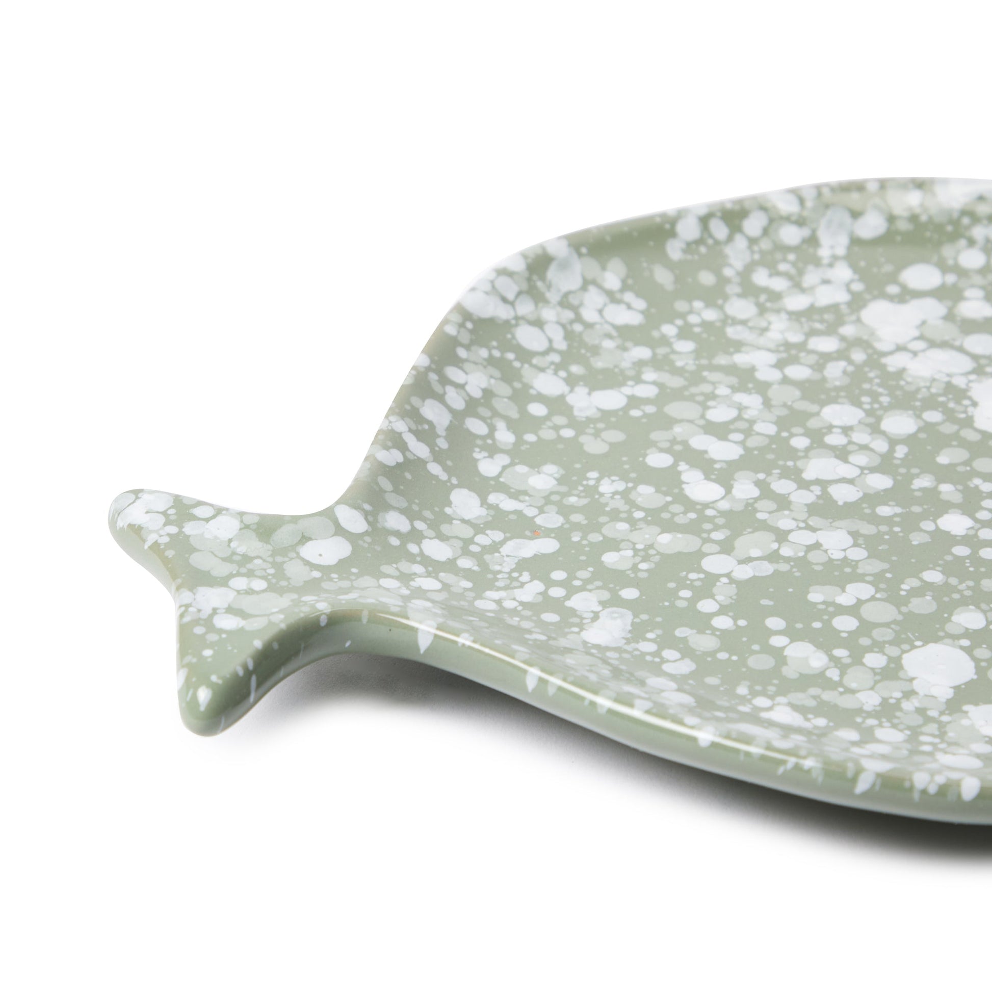 Small Fish Platter Silt Green 22cm - ScentiMelti Home Fragrance, Beauty & Gifts UK