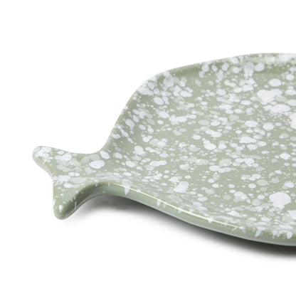 Small Fish Platter Silt Green 22cm - ScentiMelti Home Fragrance, Beauty & Gifts UK