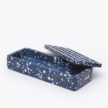 Terrazzo Pencil Storage Box Blue The Conran Shop ScentiMelti Wax Melts