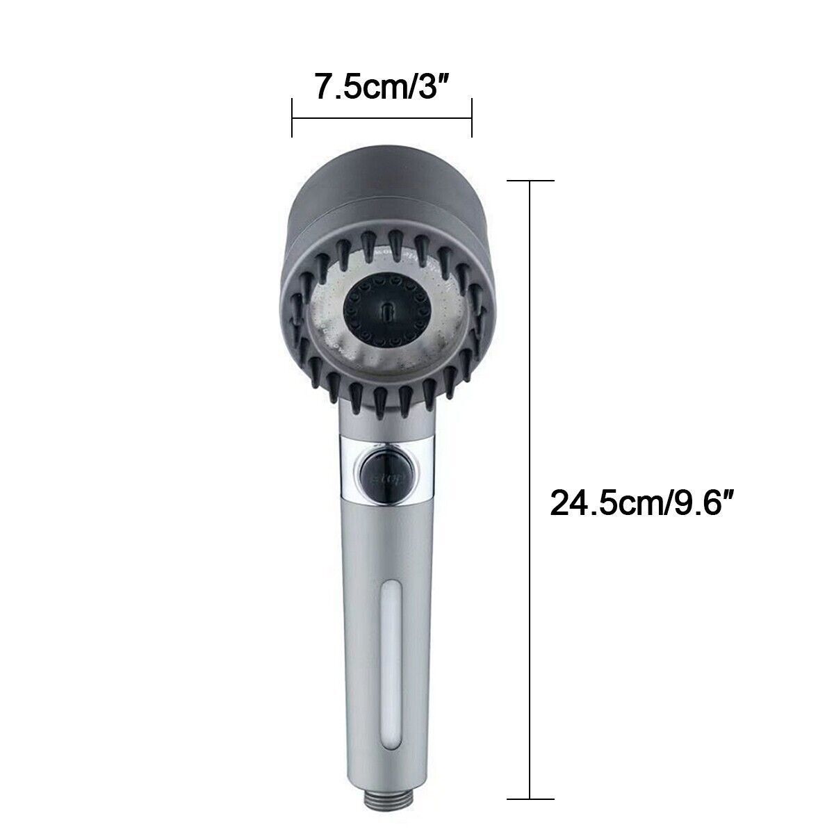 3 Modes Shower Head With Filter High Pressure Water Saving Massage Body Scalp - ScentiMelti Home Fragrance, Beauty & Gifts UK