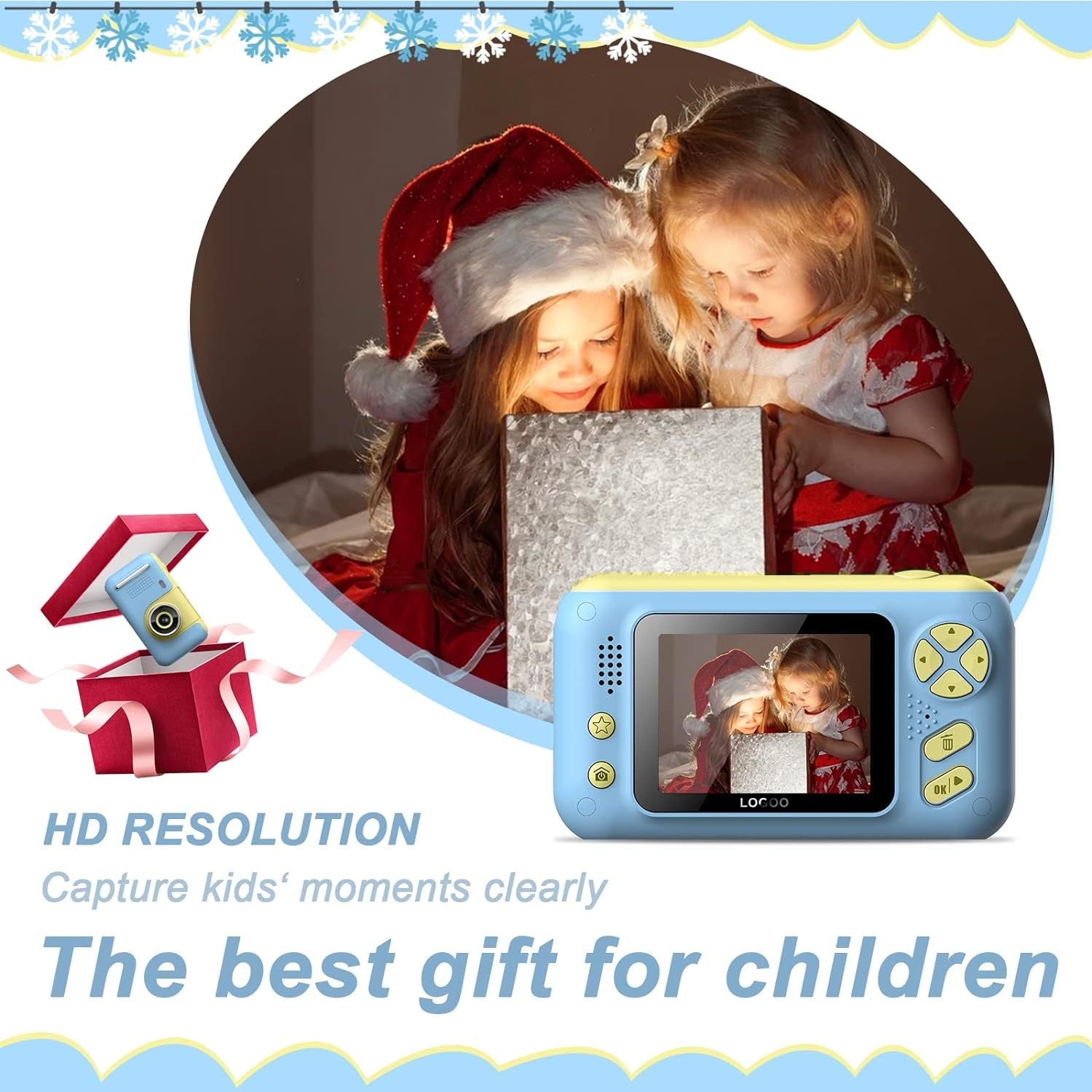 Kids Camera, Children Digital Selfie Camera For 3-12 Year Old Girls Boys With 20MP Photo Resolution, 1080P HD Video Camera With 32GB SD Card And Selfie Stick - ScentiMelti Home Fragrance, Beauty & Gifts UK