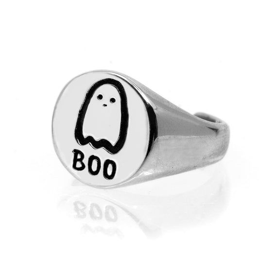 "Boo" Signet Ring - ScentiMelti Home Fragrance, Beauty & Gifts UK