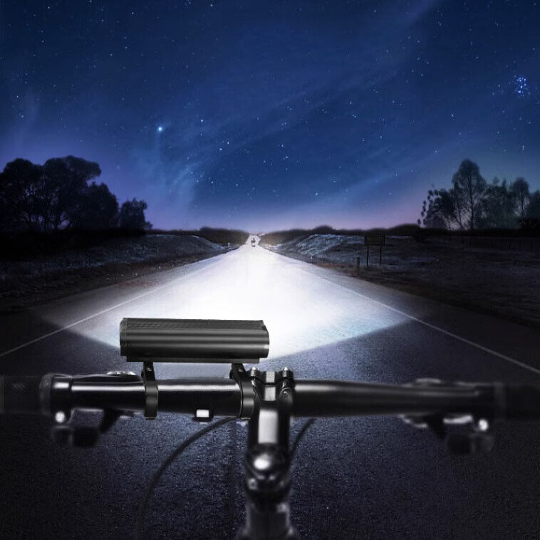 Bicycle Bike LED Front Light 4000mAh Headlight Lamp USB Rechargeable Flashlight - ScentiMelti Home Fragrance, Beauty & Gifts UK