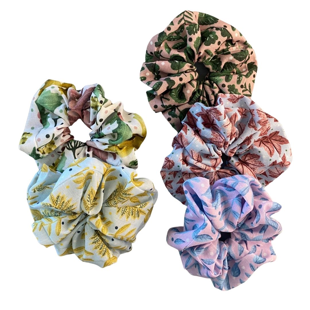 Set of 5 Scrunchies - ScentiMelti Home Fragrance, Beauty & Gifts UK