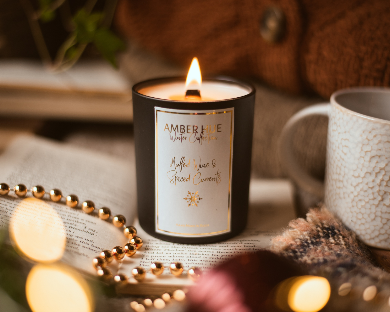 Mulled Wine & Spiced Currants - Christmas Candle - ScentiMelti Home Fragrance, Beauty & Gifts UK