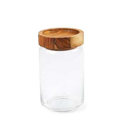 Teak Stacking Storage Jar 750ml The Conran Shop ScentiMelti Wax Melts