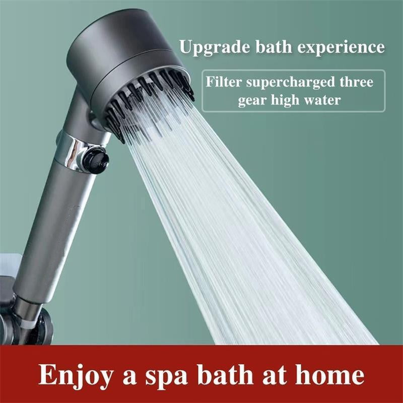 3 Modes Shower Head With Filter High Pressure Water Saving Massage Body Scalp - ScentiMelti Home Fragrance, Beauty & Gifts UK