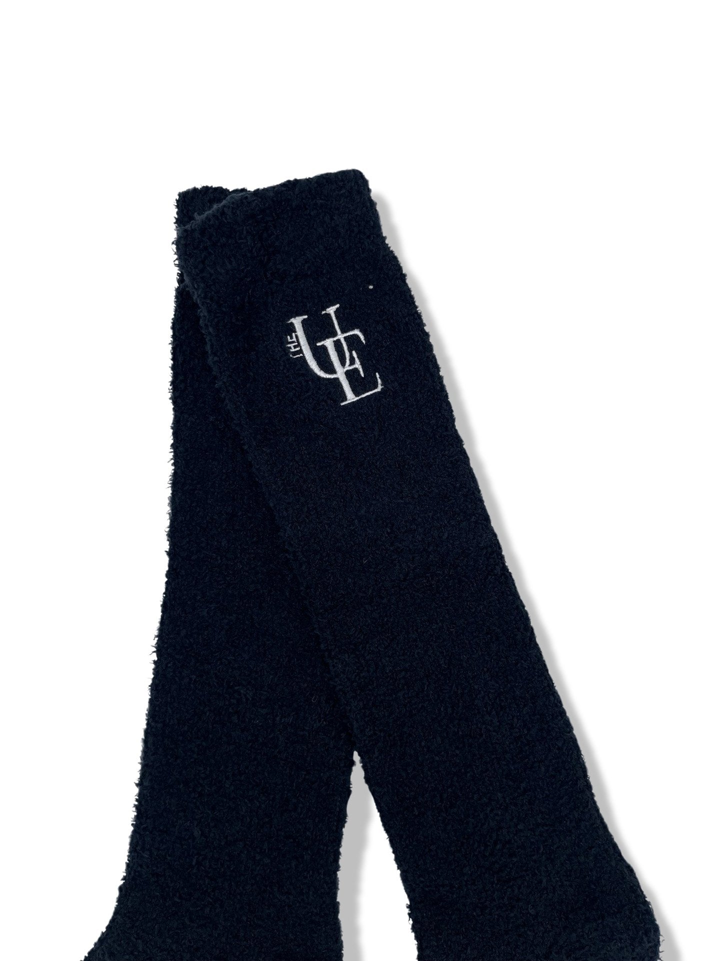 Black Fluffy Long Socks - ScentiMelti Home Fragrance, Beauty & Gifts UK