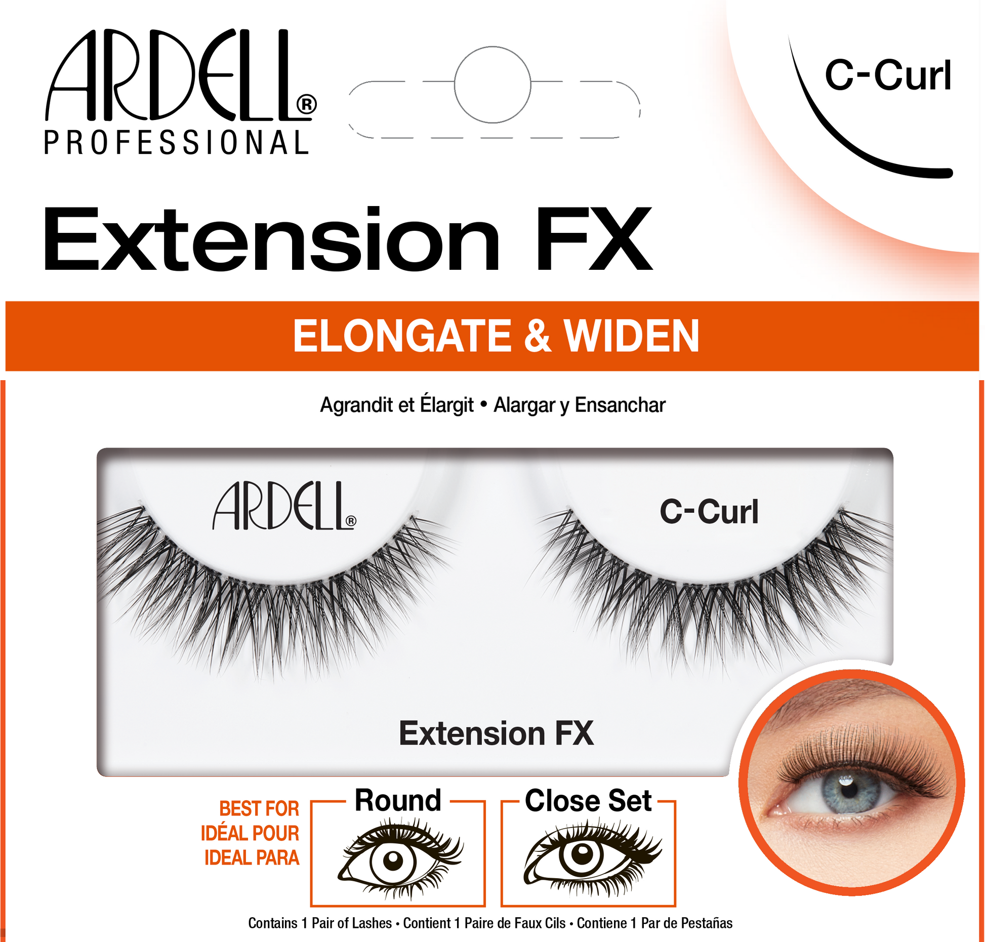 Ardell Lashes Extension FX - C Curl - ScentiMelti Home Fragrance, Beauty & Gifts UK