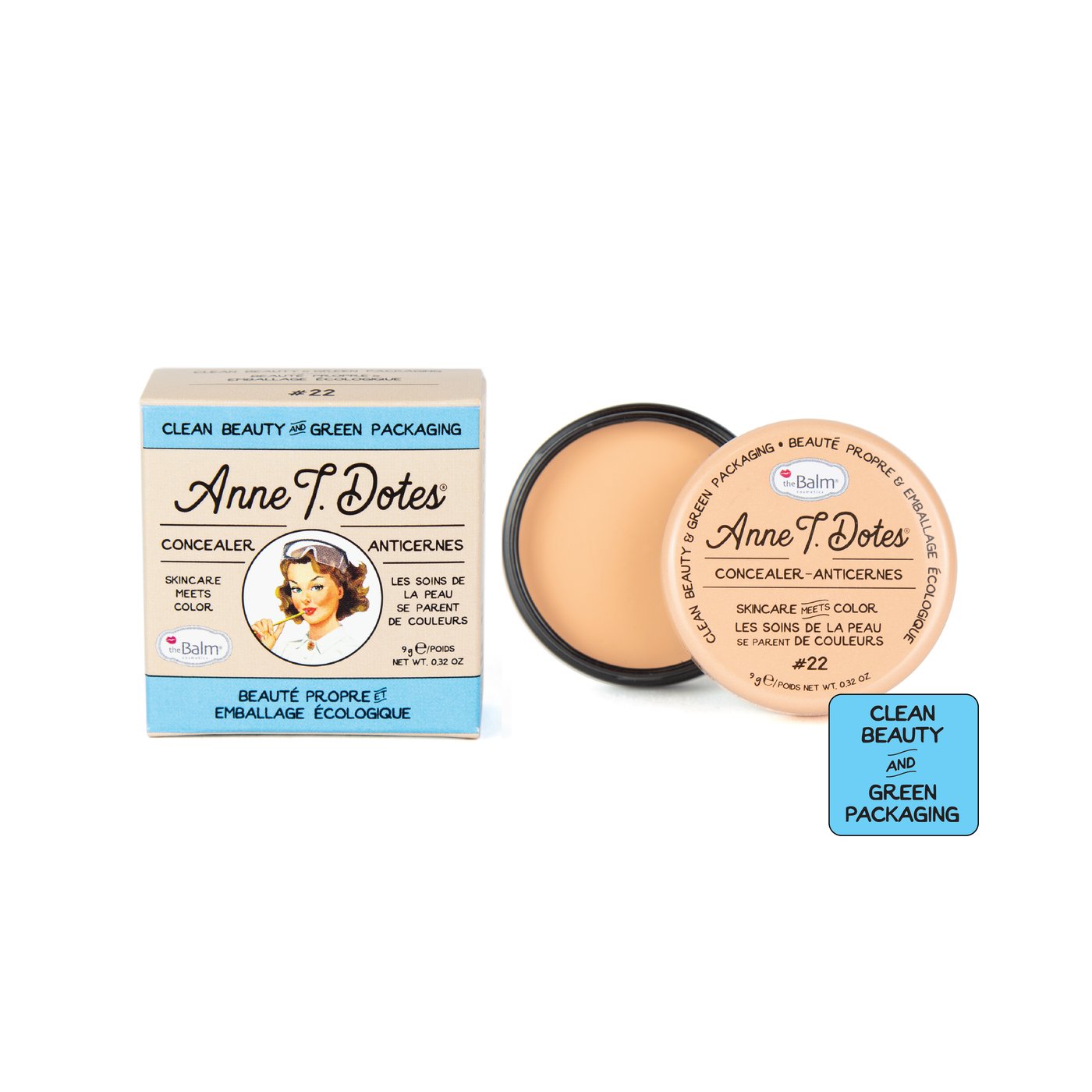 theBalm Cosmetics Anne T. Dotes Concealer, 9g - ScentiMelti Home Fragrance, Beauty & Gifts UK