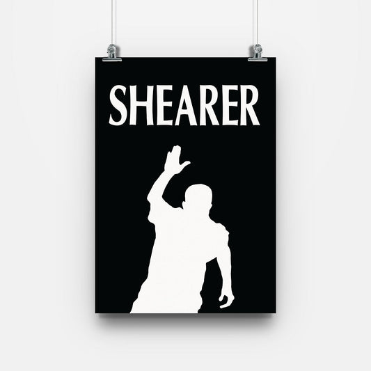 Alan Shearer Newcastle Legend Print MOTM Football ScentiMelti Wax Melts