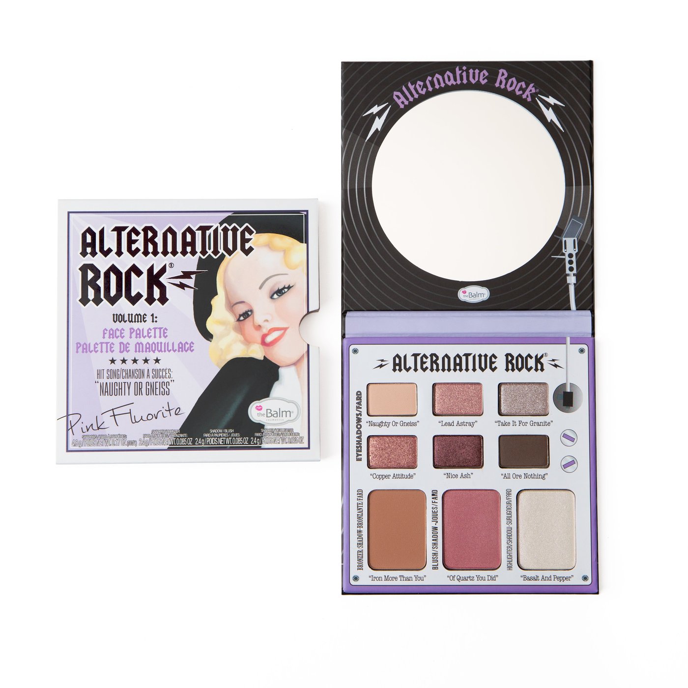 theBalm Cosmetics Alternative Rock Vol 1 Face Palette - ScentiMelti Home Fragrance, Beauty & Gifts UK