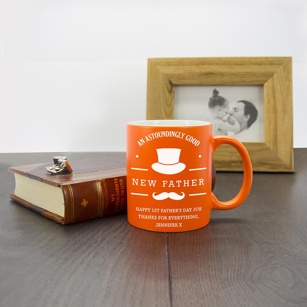 An Astoundingly Good New Father Matte Coloured Mug Sweetlea Gifts Ltd ScentiMelti Wax Melts