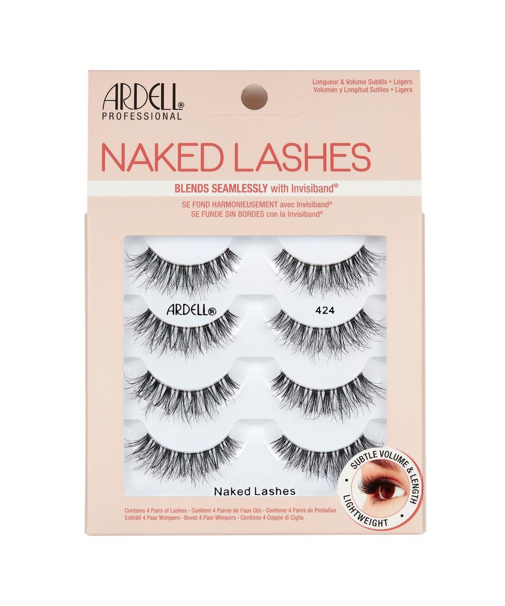 Ardell Naked Lashes Multipack of 4 pairs - 424 - ScentiMelti Home Fragrance, Beauty & Gifts UK