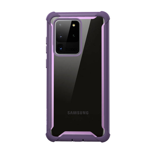 i-Blason Samsung Galaxy S20 Ultra 5g Case, [Ares Series] Rugged Clear Protective Bumper Case without Built-in Screen Protector for Galaxy S20 Ultra 6.9 inch (2020 Release) (Purple) i-Blason UK ScentiMelti Wax Melts