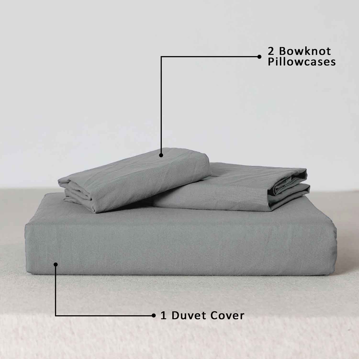 Knotted Duvet Cover Set Cotton Passion UK ScentiMelti Wax Melts