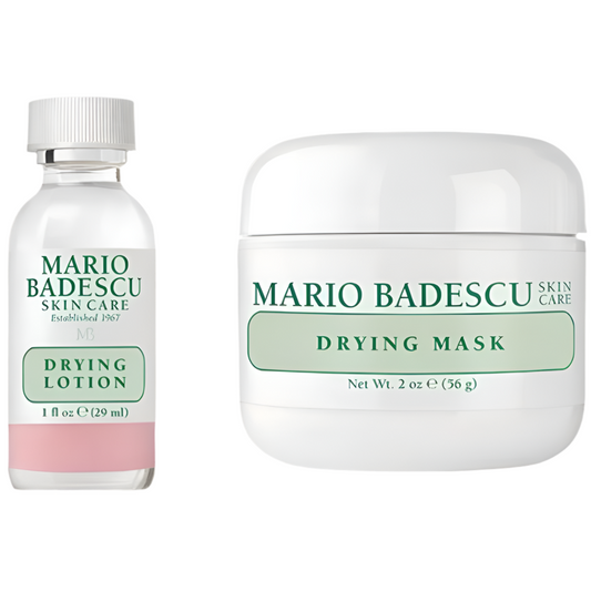 Mario Badescu Spot Solution Set 2pcs. Drying Lotion 29ml + Drying Mask 50g - ScentiMelti  Mario Badescu Spot Solution Set 2pcs. Drying Lotion 29ml + Drying Mask 50g