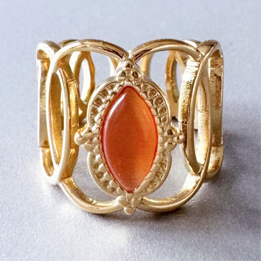 Jaya Wide Statement Ring - ScentiMelti Home Fragrance, Beauty & Gifts UK