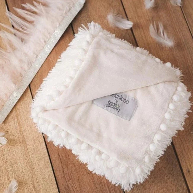 Koochicoo™ Fluffy Baby Blanket - Porcelain Cream - ScentiMelti Home Fragrance, Beauty & Gifts UK