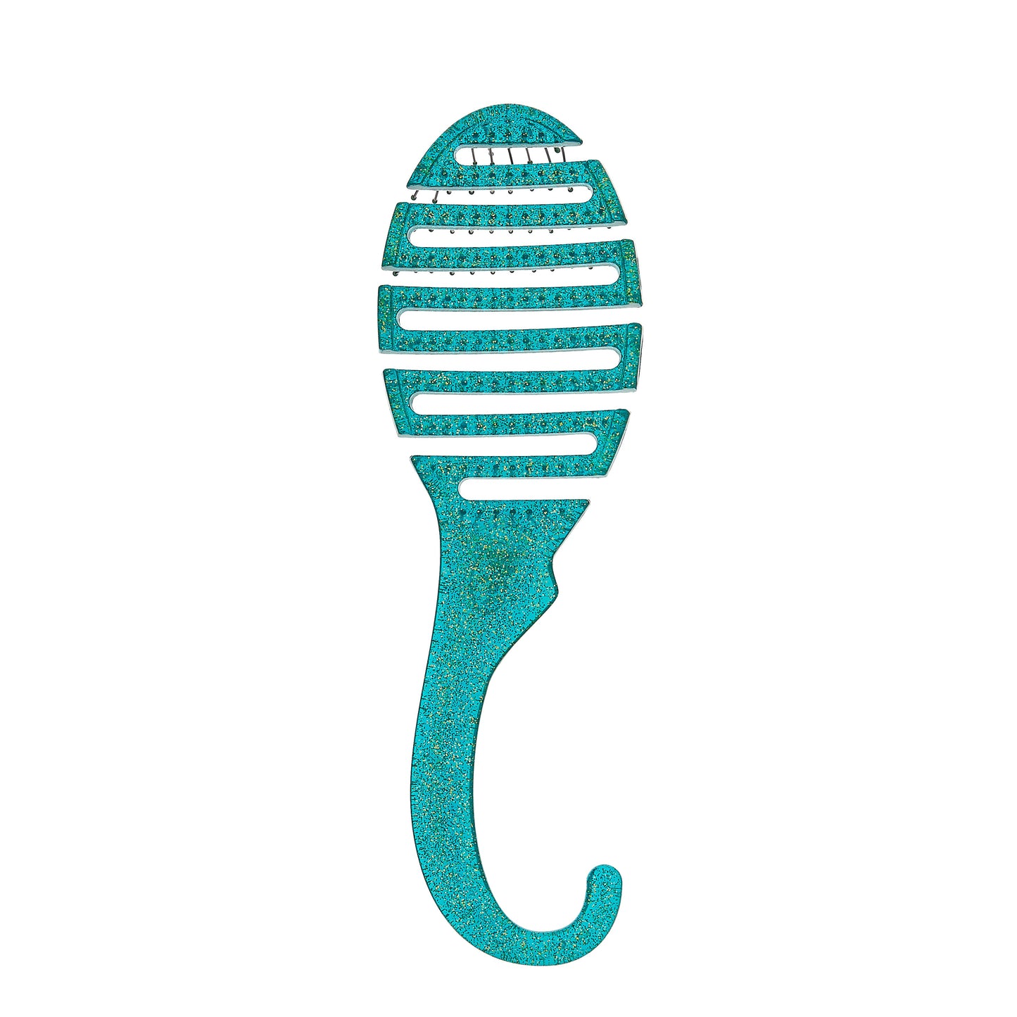 Wet Brush Shower Glitter Detangler Brush - Teal - ScentiMelti Home Fragrance, Beauty & Gifts UK