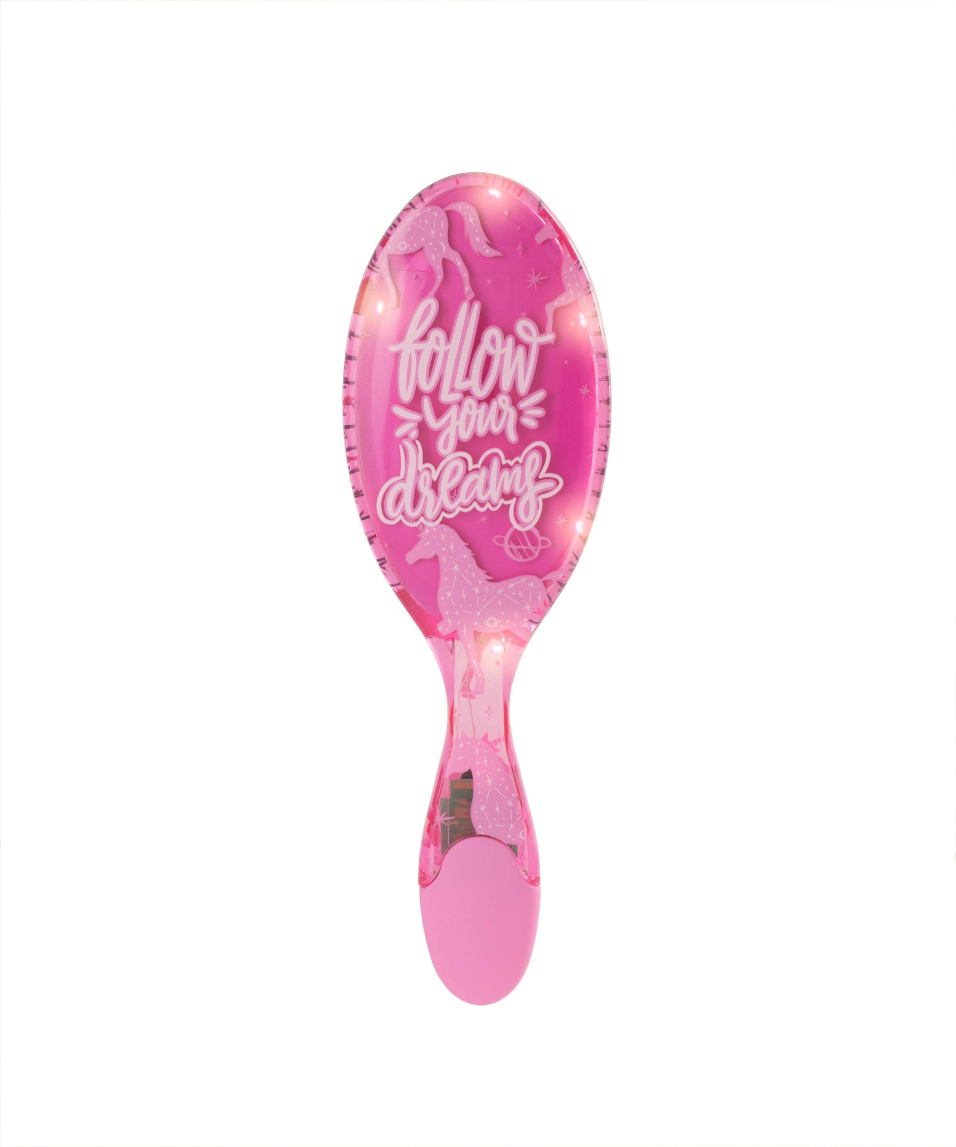 Wet Brush Hair Galaxy Lights Light Up Original Detangler - Pink Unicorn - ScentiMelti Home Fragrance, Beauty & Gifts UK