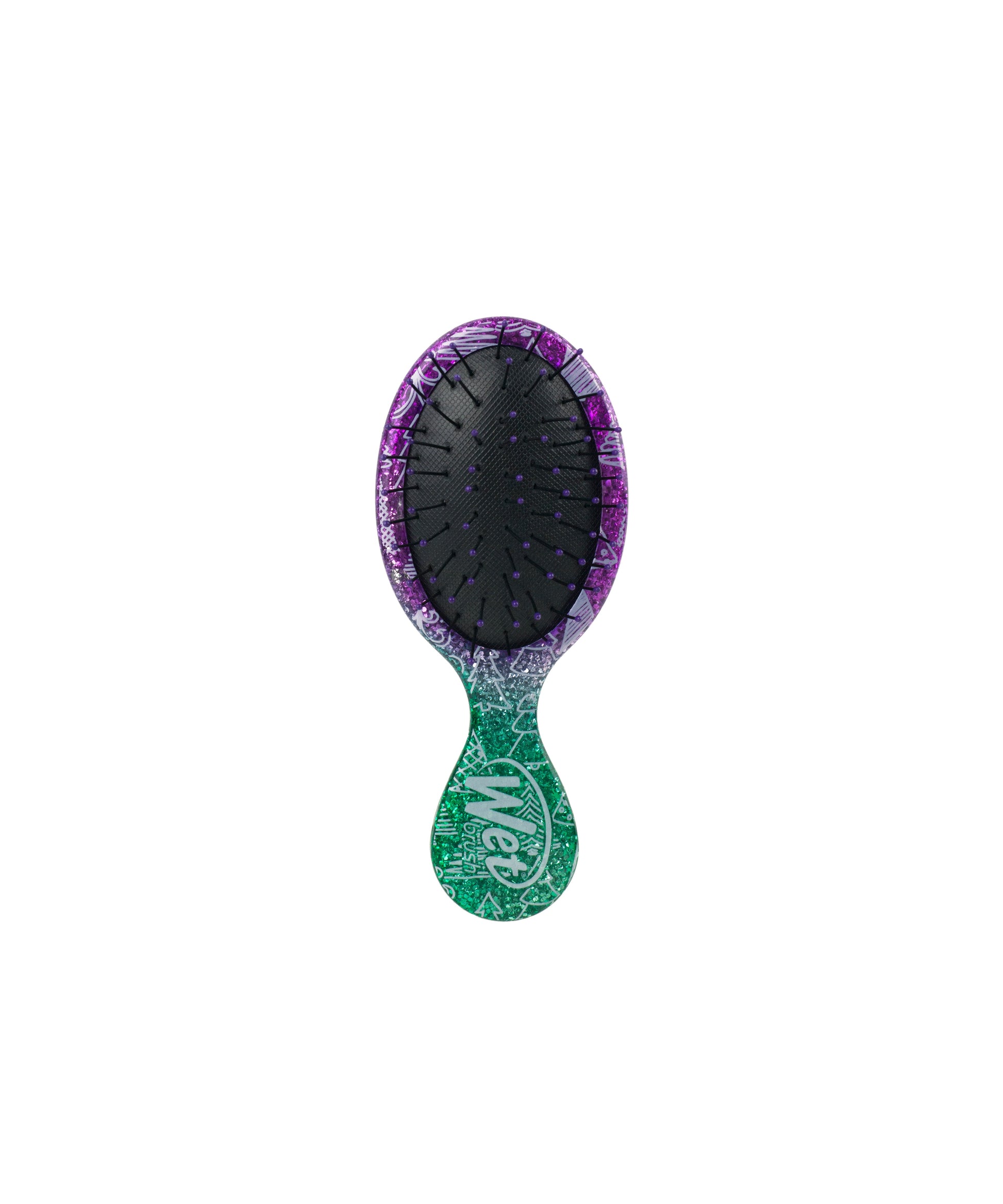 Wet Brush Winter Glitter Mini Detangler - Holiday Trees - ScentiMelti Home Fragrance, Beauty & Gifts UK