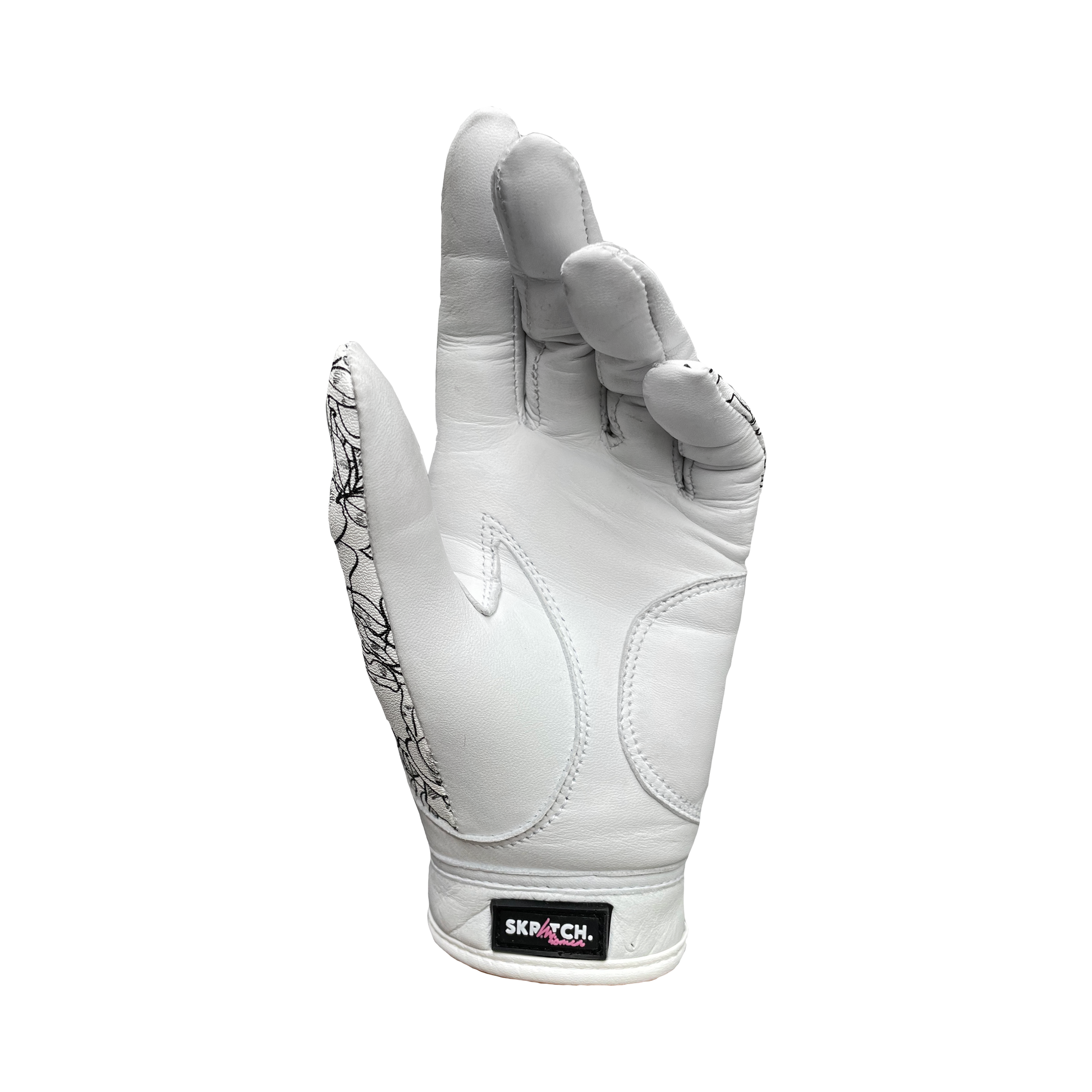 First Edition | Black and White Floral Womens Golf Glove - ScentiMelti Home Fragrance, Beauty & Gifts UK