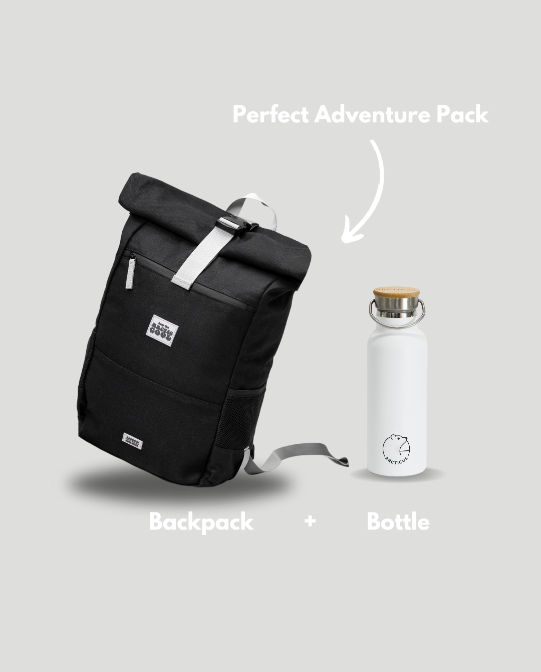 Polar Explorer Backpack - BLACK - ScentiMelti Home Fragrance, Beauty & Gifts UK