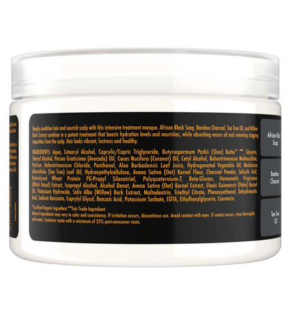 SheaMoisture African Black Soap Bamboo Charcoal Purification Masque, 354l - ScentiMelti Home Fragrance, Beauty & Gifts UK