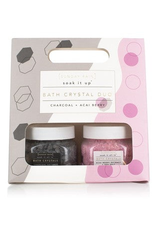 Sunday Rain Bath Crystals Duo Gift Set - ScentiMelti Home Fragrance, Beauty & Gifts UK