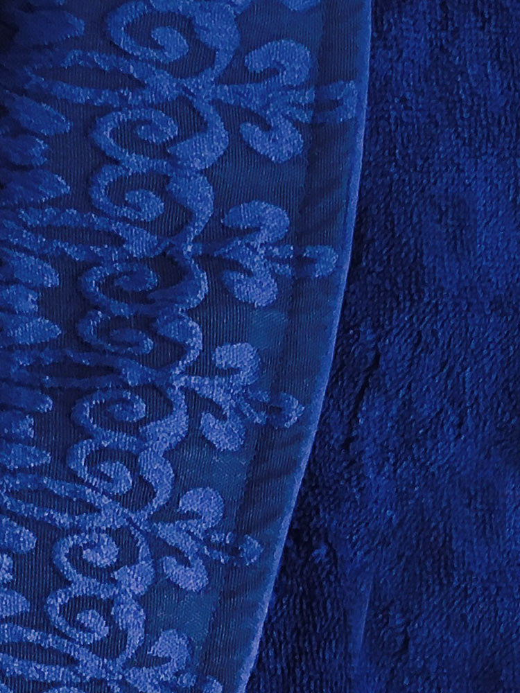 The Cotton Signature Bathrobe - Blue - ScentiMelti Home Fragrance, Beauty & Gifts UK