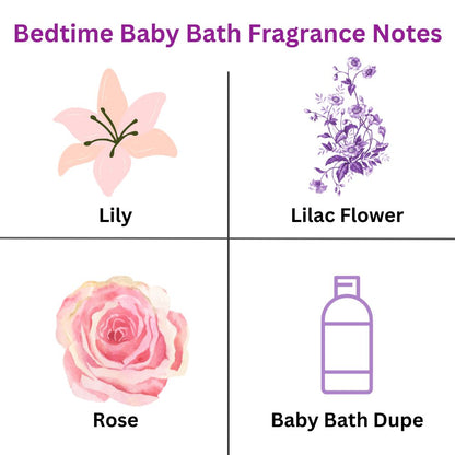 BEDTIME BABY BATH Fragrance Inspired Luxury Scented Upholstery Carpet Freshener 250g - ScentiMelti  BEDTIME BABY BATH Fragrance Inspired Luxury Scented Upholstery Carpet Freshener 250g