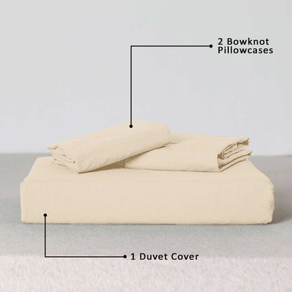 Knotted Duvet Cover Set Cotton Passion UK ScentiMelti Wax Melts