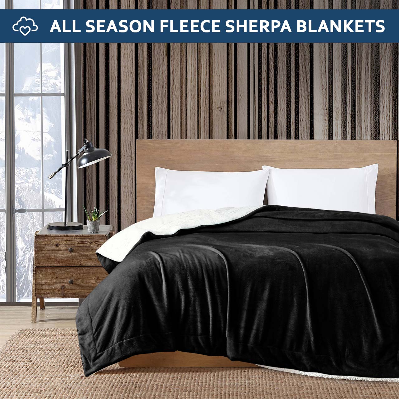 UltraSoft Sherpa Blankets - ScentiMelti Home Fragrance, Beauty & Gifts UK