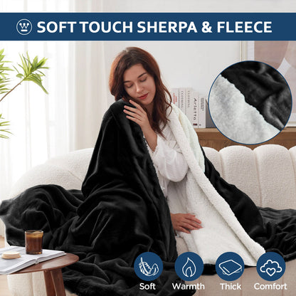 UltraSoft Sherpa Blankets - ScentiMelti Home Fragrance, Beauty & Gifts UK