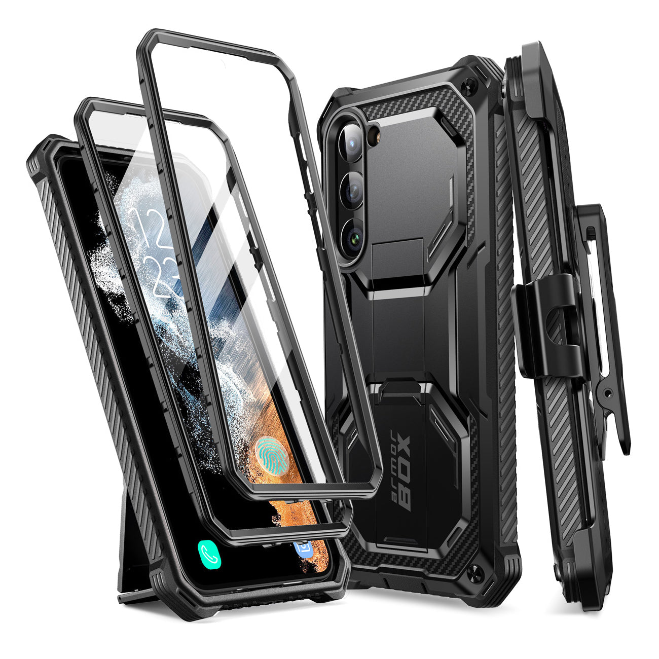 Galaxy S23 Plus Armorbox Case-Black - ScentiMelti Home Fragrance, Beauty & Gifts UK