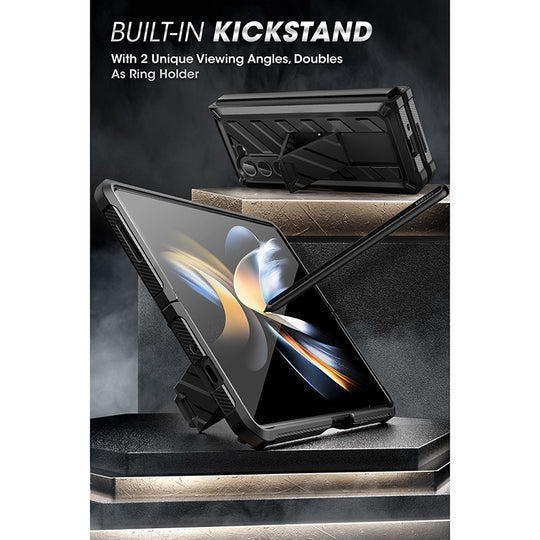 Galaxy Z Fold5 Unicorn Beetle Kickstand Case with Screen Protector-Black - ScentiMelti Home Fragrance, Beauty & Gifts UK