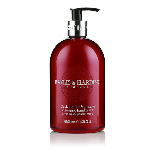 Baylis & Harding Black Pepper and Ginseng Hand Wash 500ml - ScentiMelti Home Fragrance, Beauty & Gifts UK