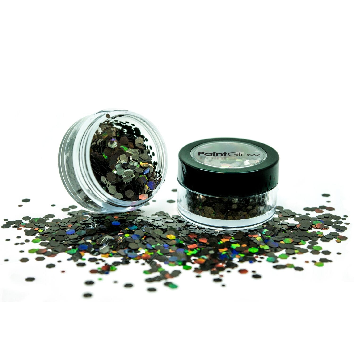 PaintGlow Holographic Chunky Glitter  – Vegan Cosmetic Glitter for Face, Body, Nails, Hair and Lip - ScentiMelti Home Fragrance, Beauty & Gifts UK