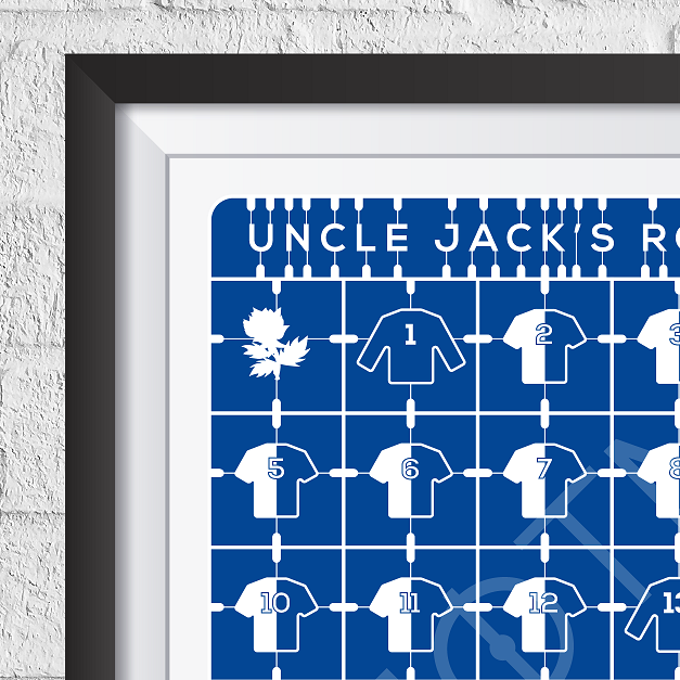 Blackburn Rovers 'Uncle Jack's Rovers' 1994/1995 Print MOTM Football ScentiMelti Wax Melts