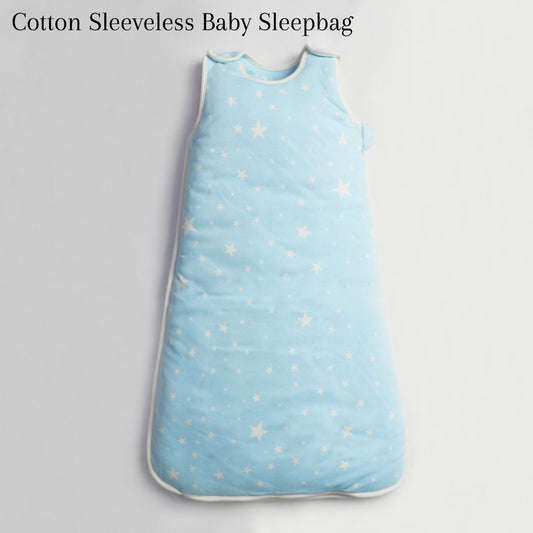 Light Blue Stars Baby Sleeping Bag Cotton Passion UK ScentiMelti Wax Melts