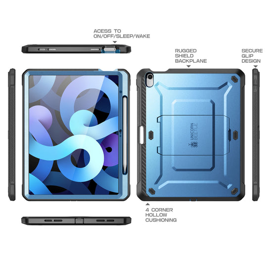 Supcase iPad 10.9" 2022 Unicorn Beetle PRO Rugged Kickstand Case-Metallic Blue i-Blason UK ScentiMelti Wax Melts