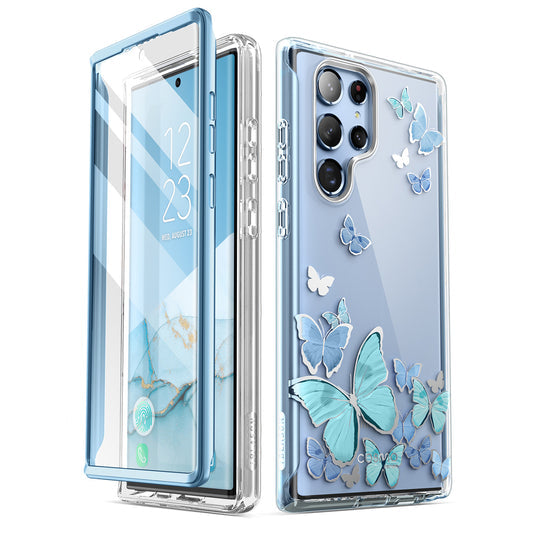 Galaxy S22 Ultra Cosmo Case - Blue Butterfly - ScentiMelti Home Fragrance, Beauty & Gifts UK