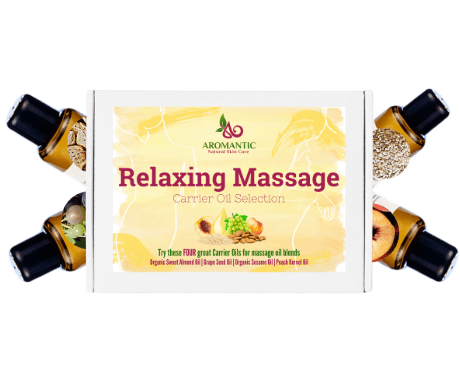 Relaxing Massage Carrier Oil Selection Aromantic UK ScentiMelti Wax Melts