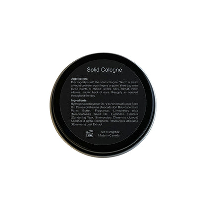 RightShades London - Cedar Tobacco Solid Cologne RightShades.com ScentiMelti Wax Melts